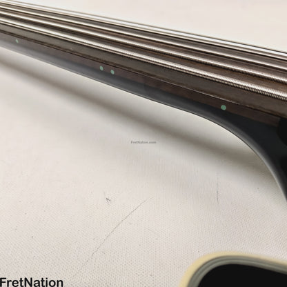 Warwick Warwick RockBass Star Fretless Bass 5-String Bass Solid Black 8.72lbs #569852-25