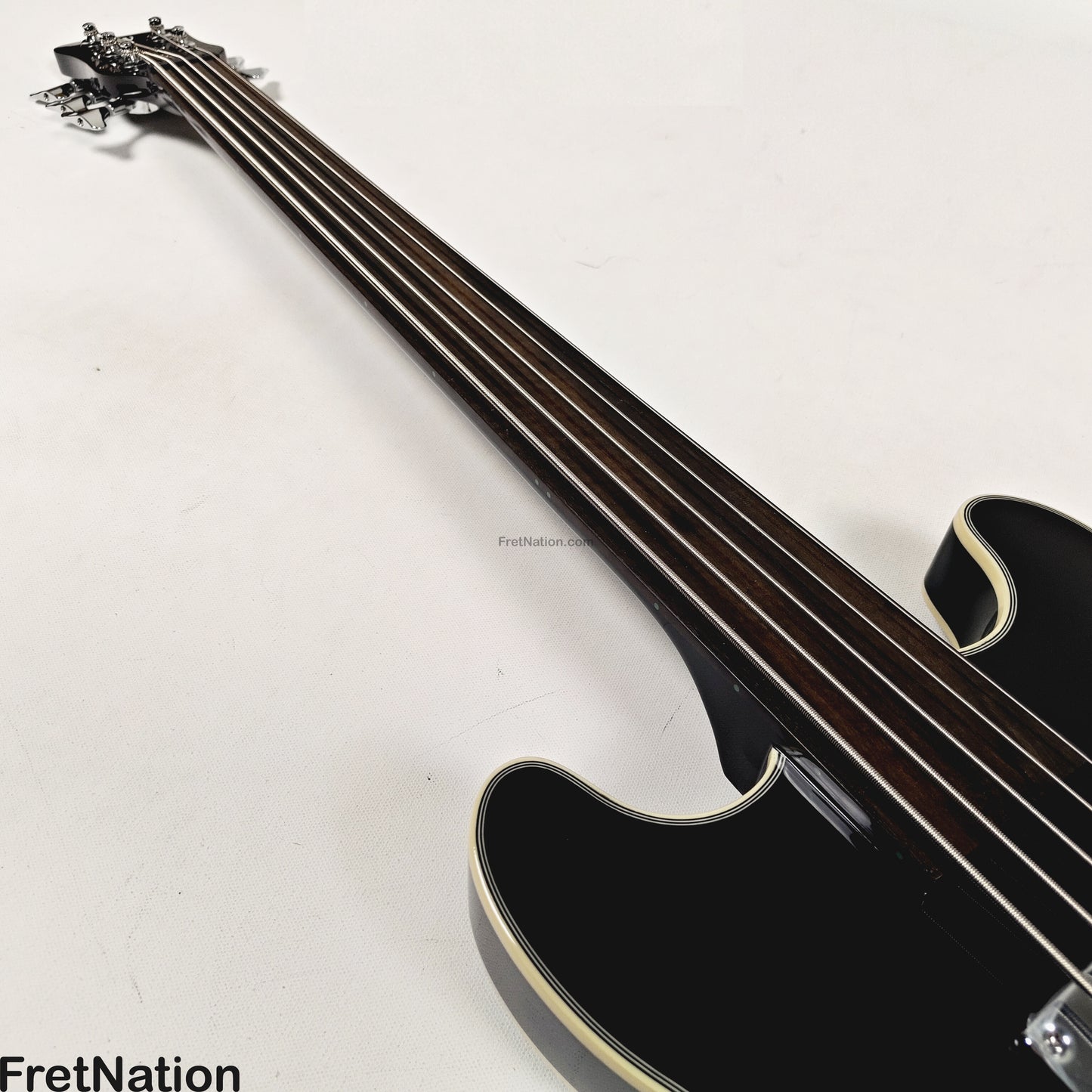 Warwick Warwick RockBass Star Fretless Bass 5-String Bass Solid Black 8.72lbs #569852-25
