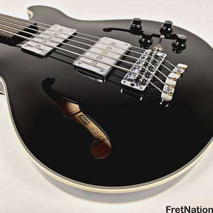 Warwick Warwick RockBass Star Fretless Bass 5-String Bass Solid Black 8.72lbs #569852-25