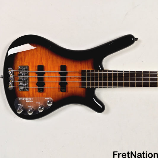 Warwick Warwick RockBass Corvette Classic 4-String Bass Almond Sunburst High Polish 7.98lbs #571347-25