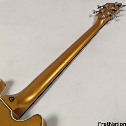 Warwick Warwick RockBass Star Bass 5-String Bass Metallic Gold 8.58lbs #569896-25
