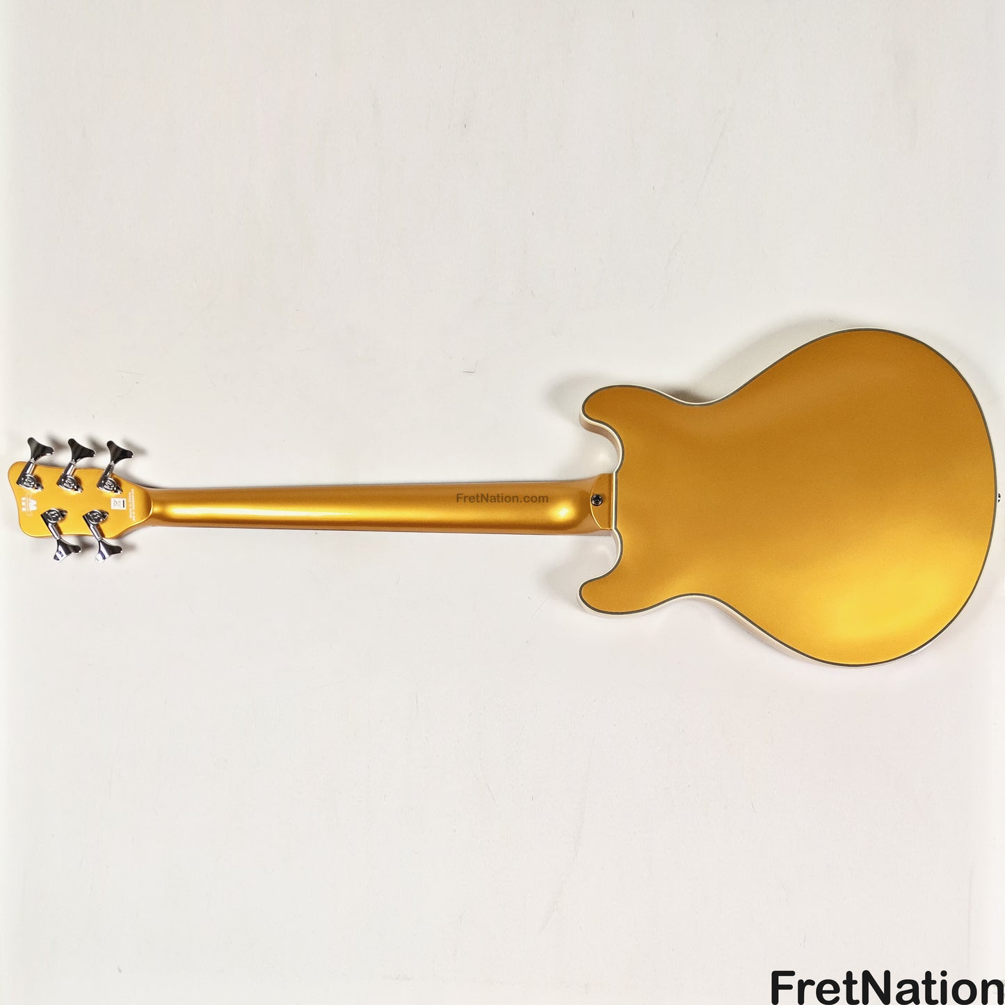 Warwick Warwick RockBass Star Bass 5-String Bass Metallic Gold 8.58lbs #569896-25