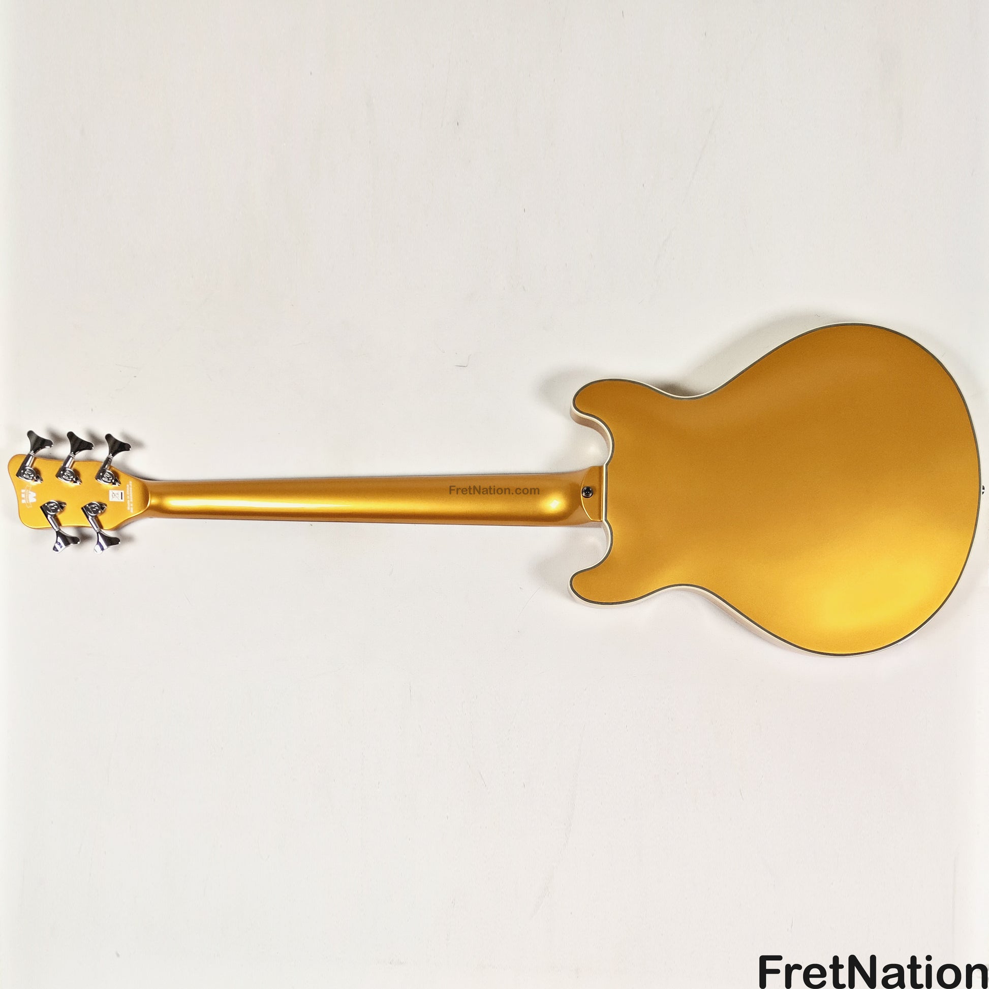 Warwick Warwick RockBass Star Bass 5-String Bass Metallic Gold 8.58lbs #569896-25