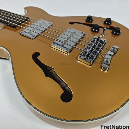 Warwick Warwick RockBass Star Bass 5-String Bass Metallic Gold 8.58lbs #569896-25
