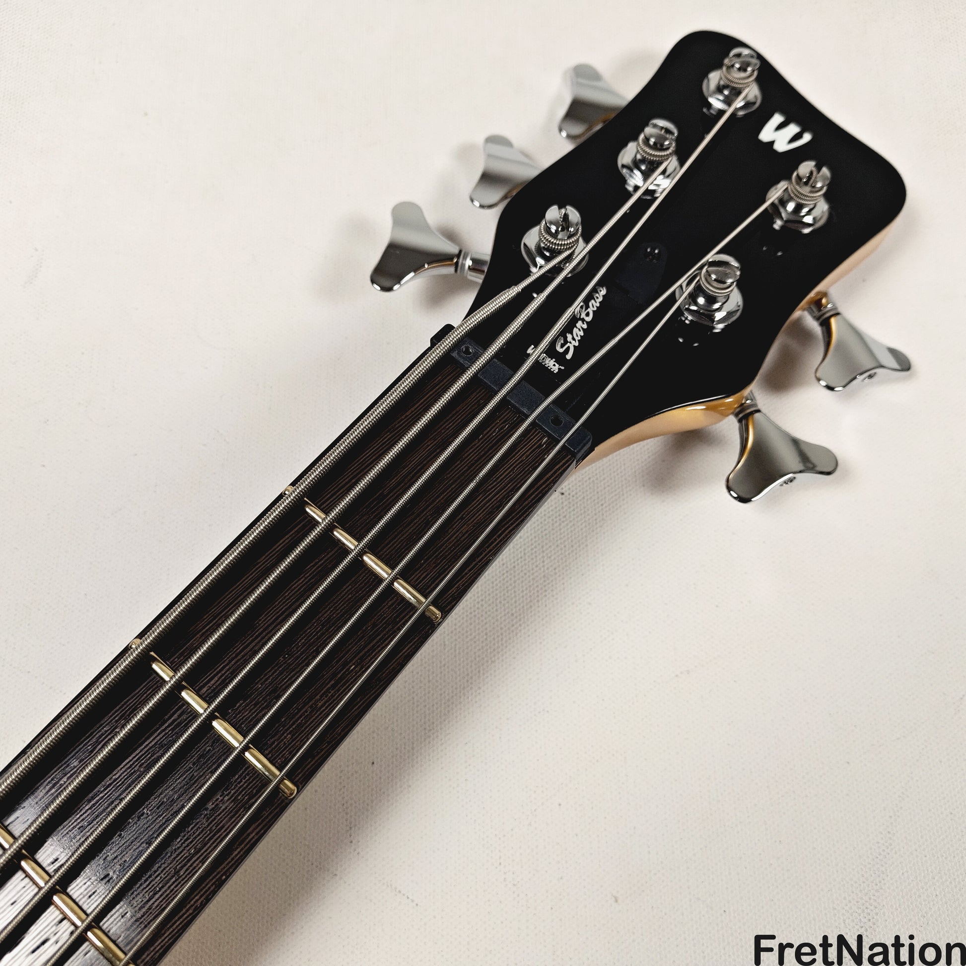 Warwick Warwick RockBass Star Bass 5-String Bass Metallic Gold 8.58lbs #569896-25