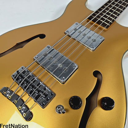 Warwick Warwick RockBass Star Bass 5-String Bass Metallic Gold 8.58lbs #569896-25