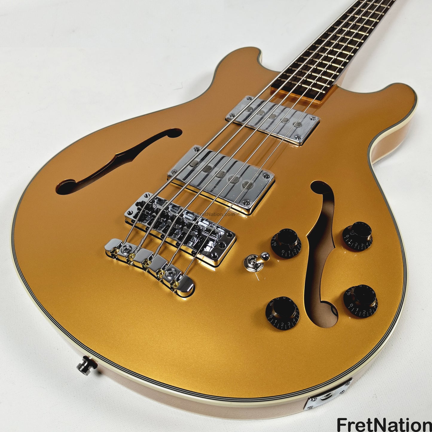 Warwick Warwick RockBass Star Bass 5-String Bass Metallic Gold 8.58lbs #569896-25