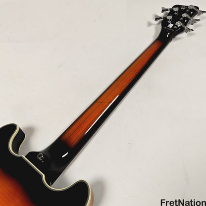 Warwick Warwick RockBass Star Bass 5-String Bass Vintage Sunburst 8.80lbs #569940-25