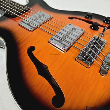 Warwick Warwick RockBass Star Bass 5-String Bass Vintage Sunburst 8.80lbs #569940-25