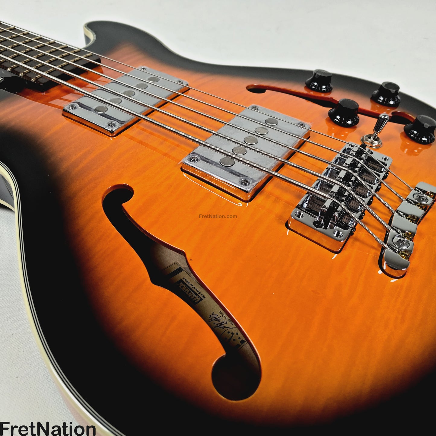 Warwick Warwick RockBass Star Bass 5-String Bass Vintage Sunburst 8.80lbs #569940-25