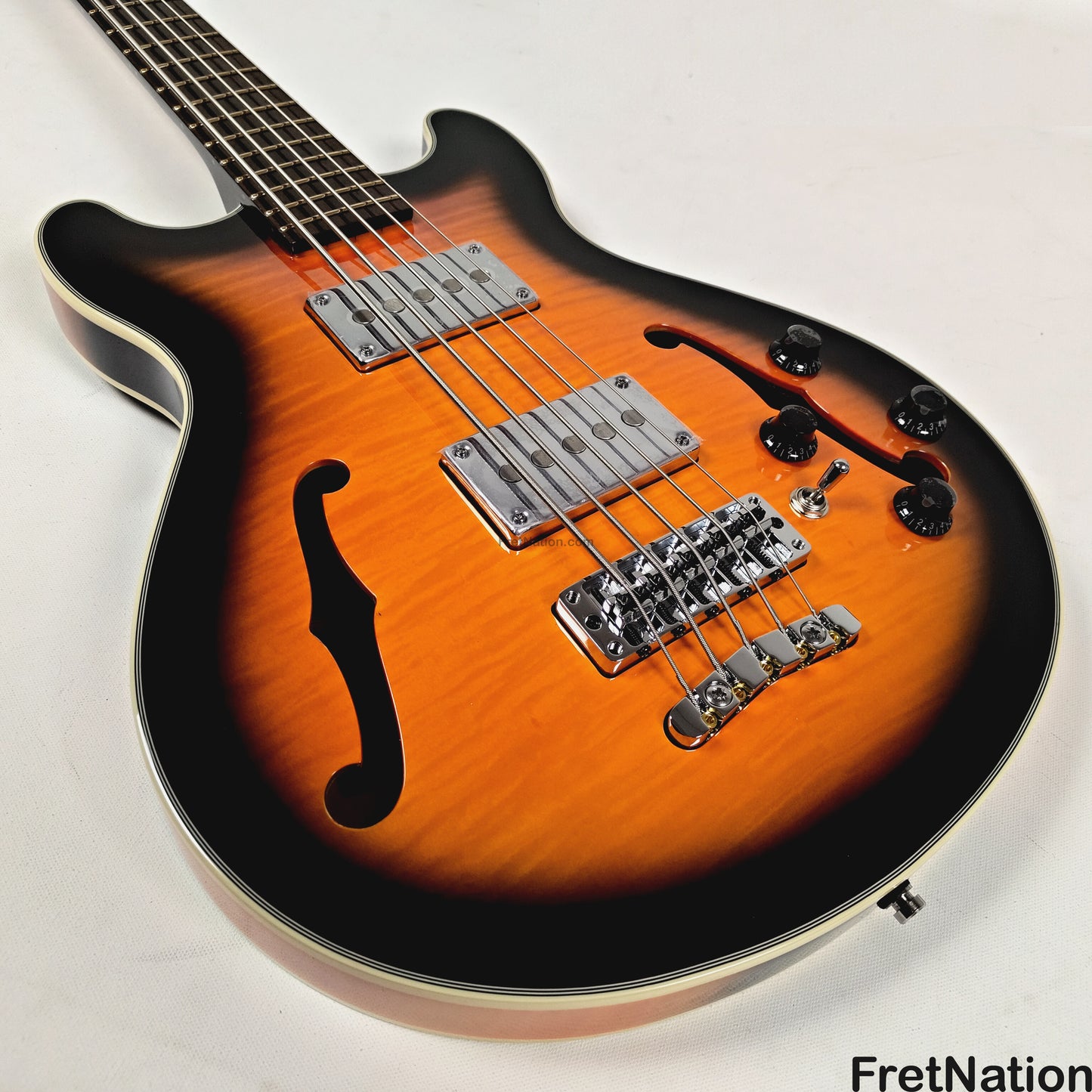 Warwick Warwick RockBass Star Bass 5-String Bass Vintage Sunburst 8.80lbs #569940-25