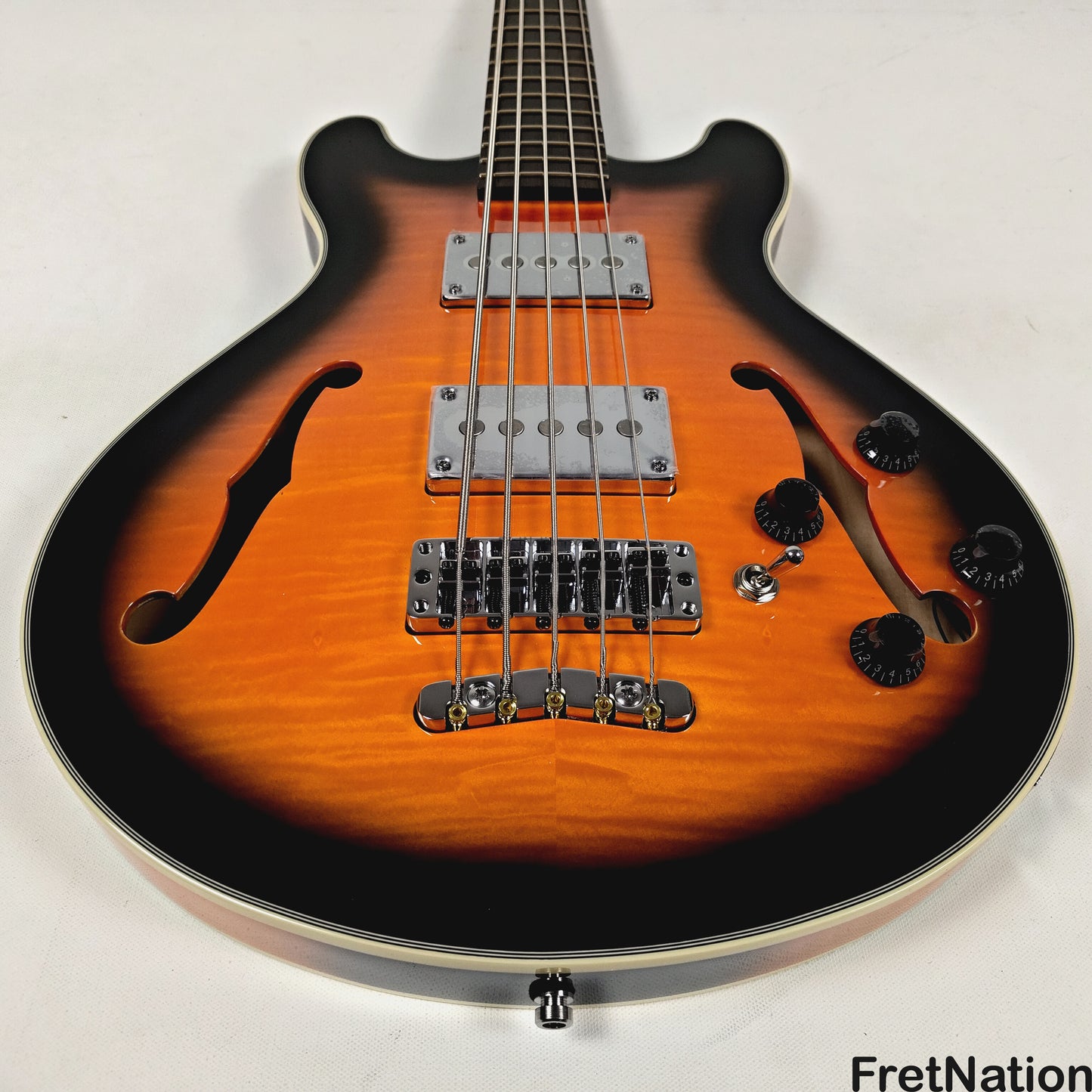 Warwick Warwick RockBass Star Bass 5-String Bass Vintage Sunburst 8.80lbs #569940-25
