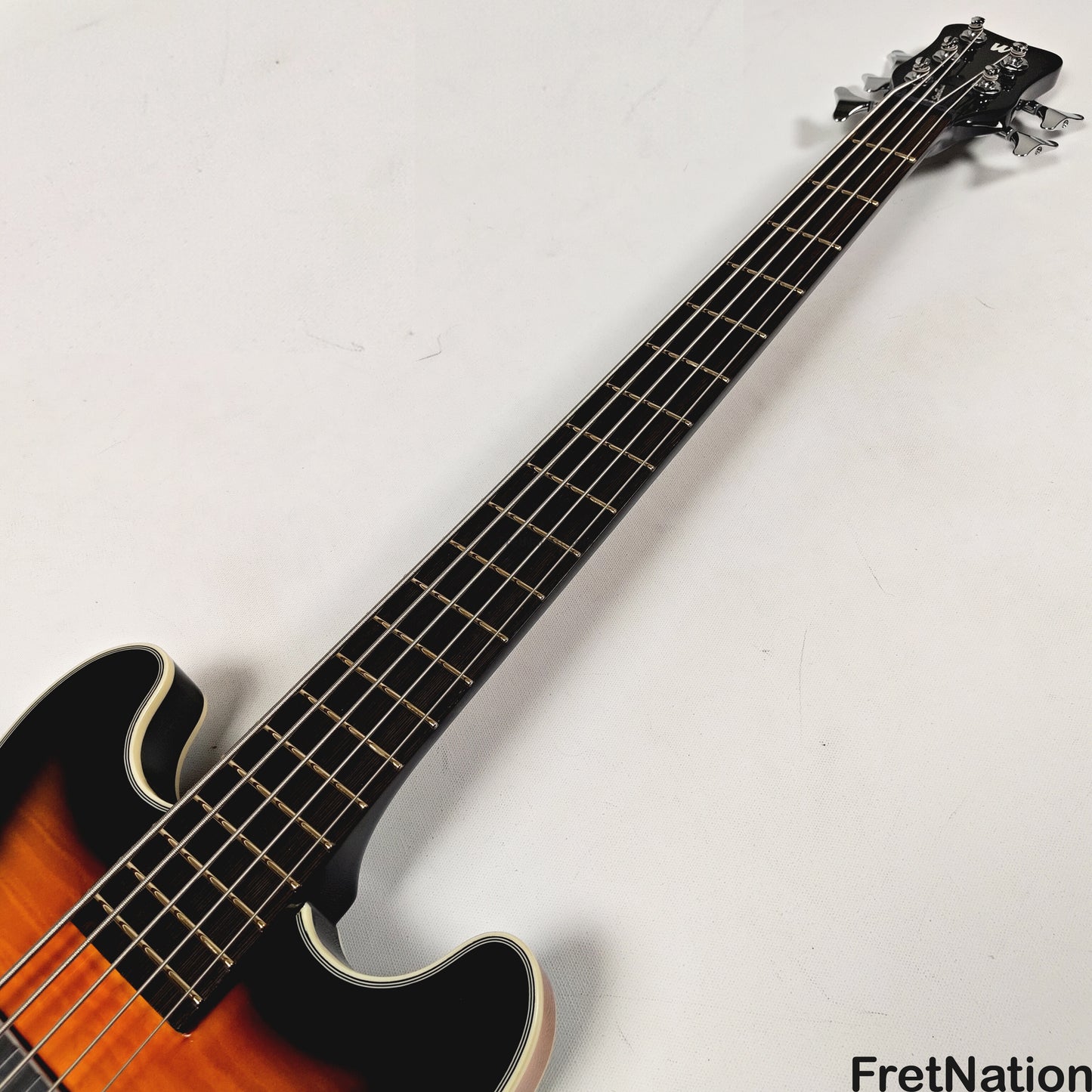 Warwick Warwick RockBass Star Bass 5-String Bass Vintage Sunburst 8.80lbs #569940-25