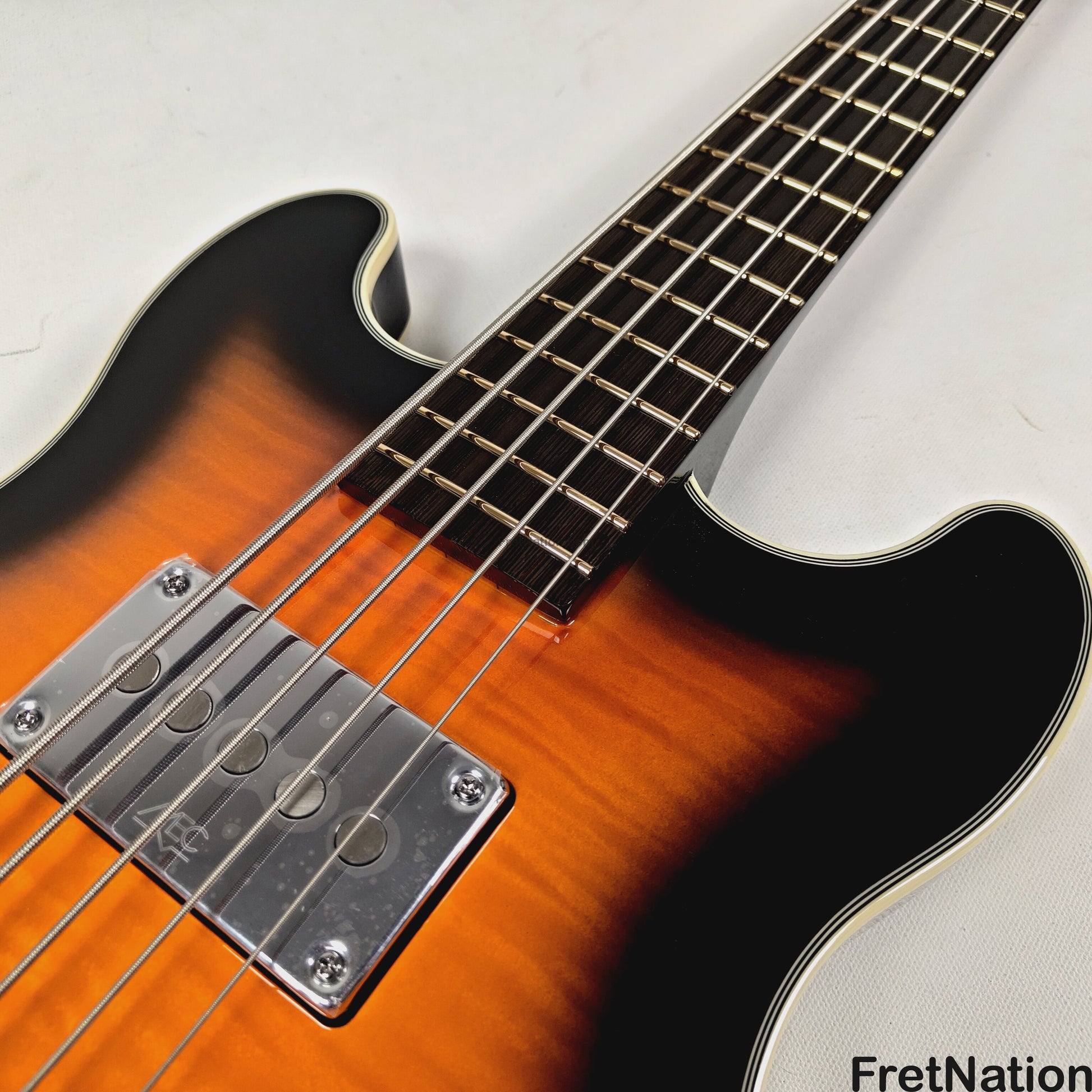 Warwick Warwick RockBass Star Bass 5-String Bass Vintage Sunburst 8.80lbs #569940-25