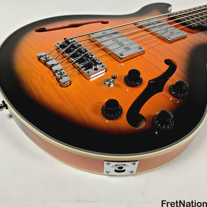 Warwick Warwick RockBass Star Bass 5-String Bass Vintage Sunburst 8.80lbs #569940-25