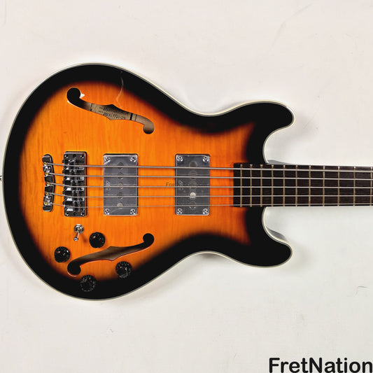 Warwick Warwick RockBass Star Bass 5-String Bass Vintage Sunburst 8.80lbs #569940-25