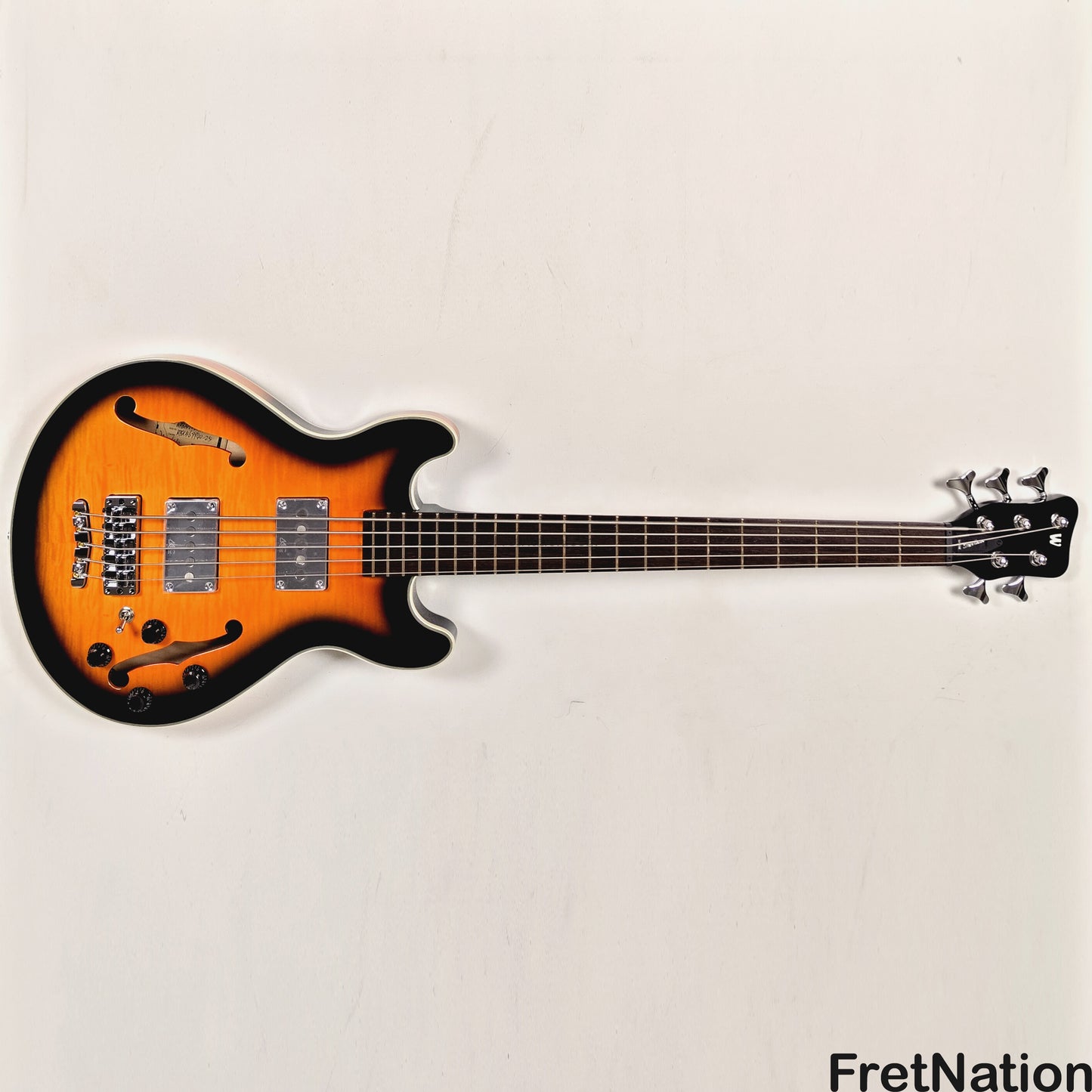 Warwick Warwick RockBass Star Bass 5-String Bass Vintage Sunburst 8.80lbs #569940-25