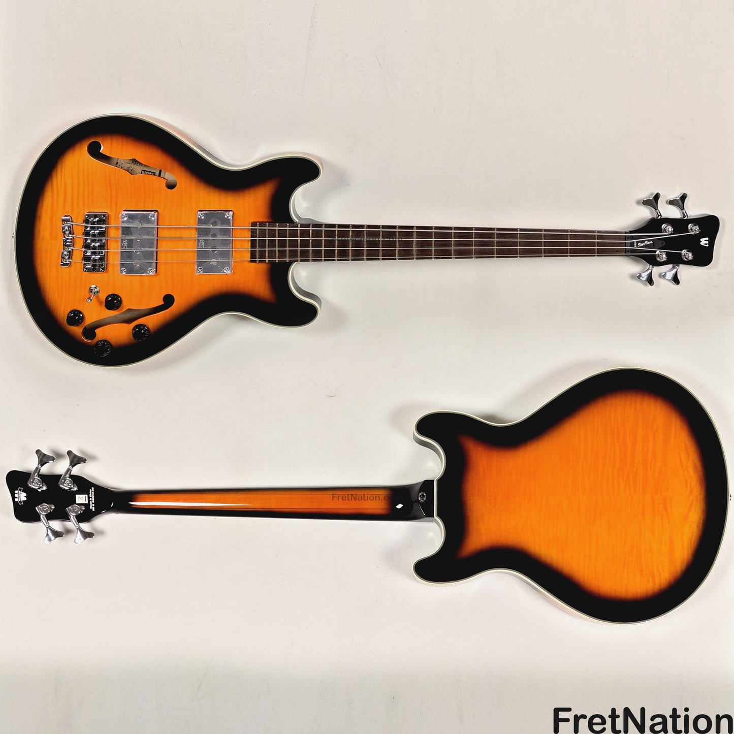 Warwick Warwick RockBass Star Bass 4-String Bass Vintage Sunburst 32" Scale 8.28lbs #569815-25