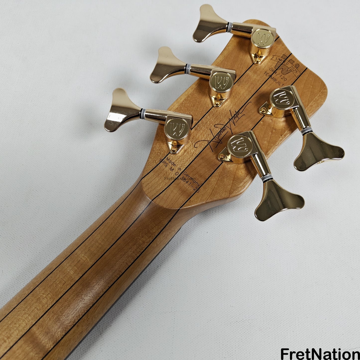 Warwick Warwick Teambuilt Streamer LX 2025 Limited 5-string Lefty - 8.58lbs #64/120 SN: 013841-25