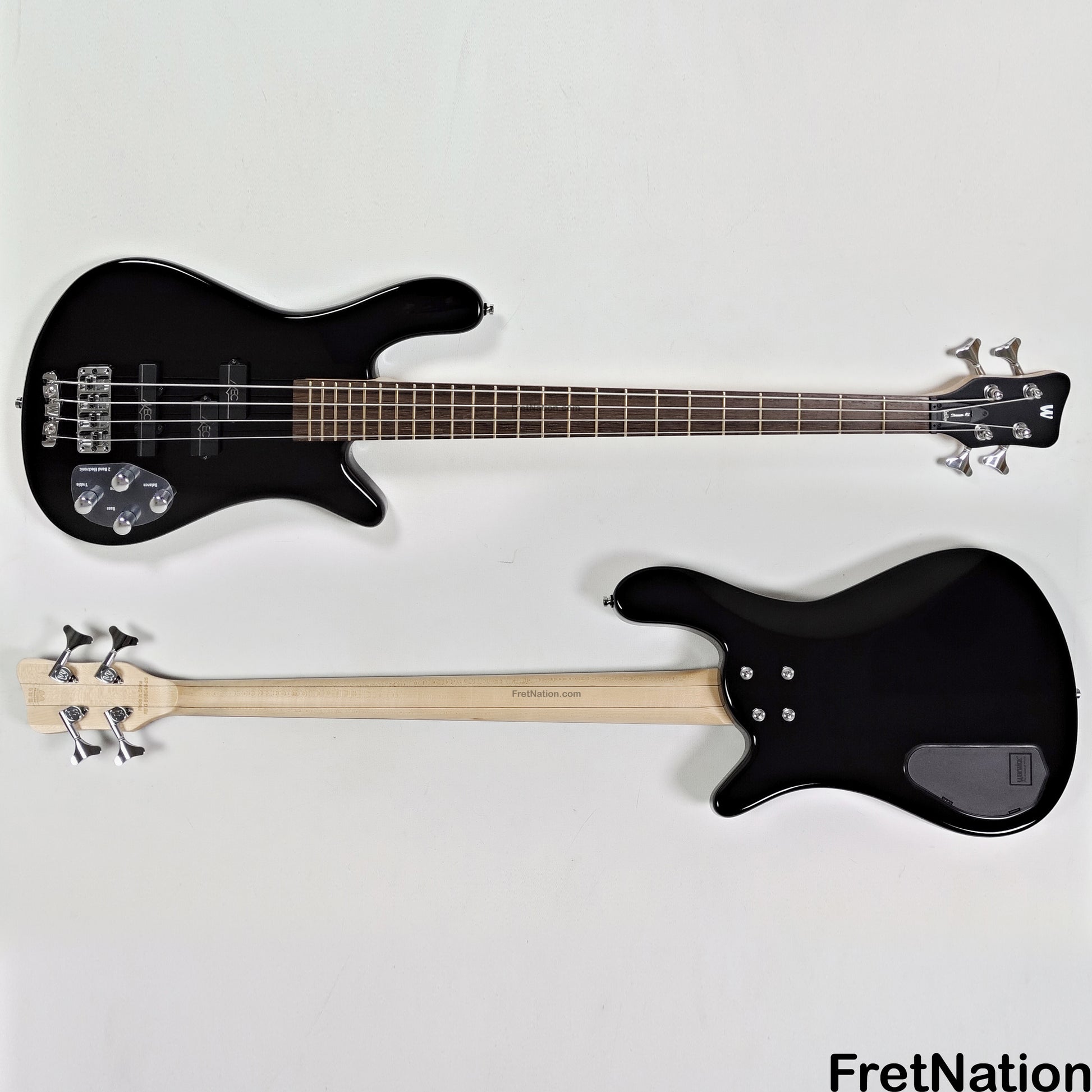 Warwick Warwick RockBass Streamer LX 4-String Bass Solid Black 8.26lbs #568049-25 NAMM Display
