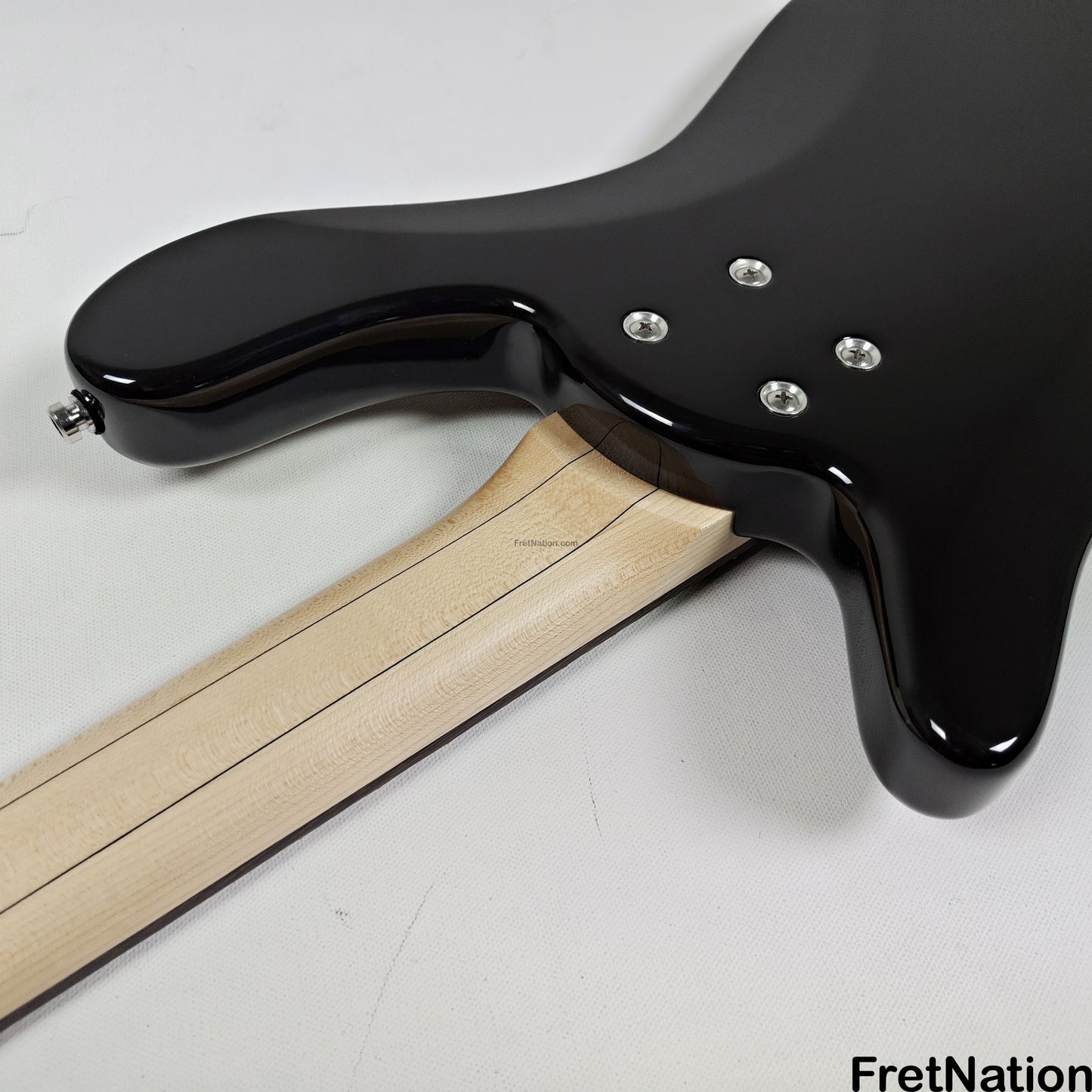 Warwick Warwick RockBass Streamer LX 4-String Bass Solid Black 8.26lbs #568049-25 NAMM Display