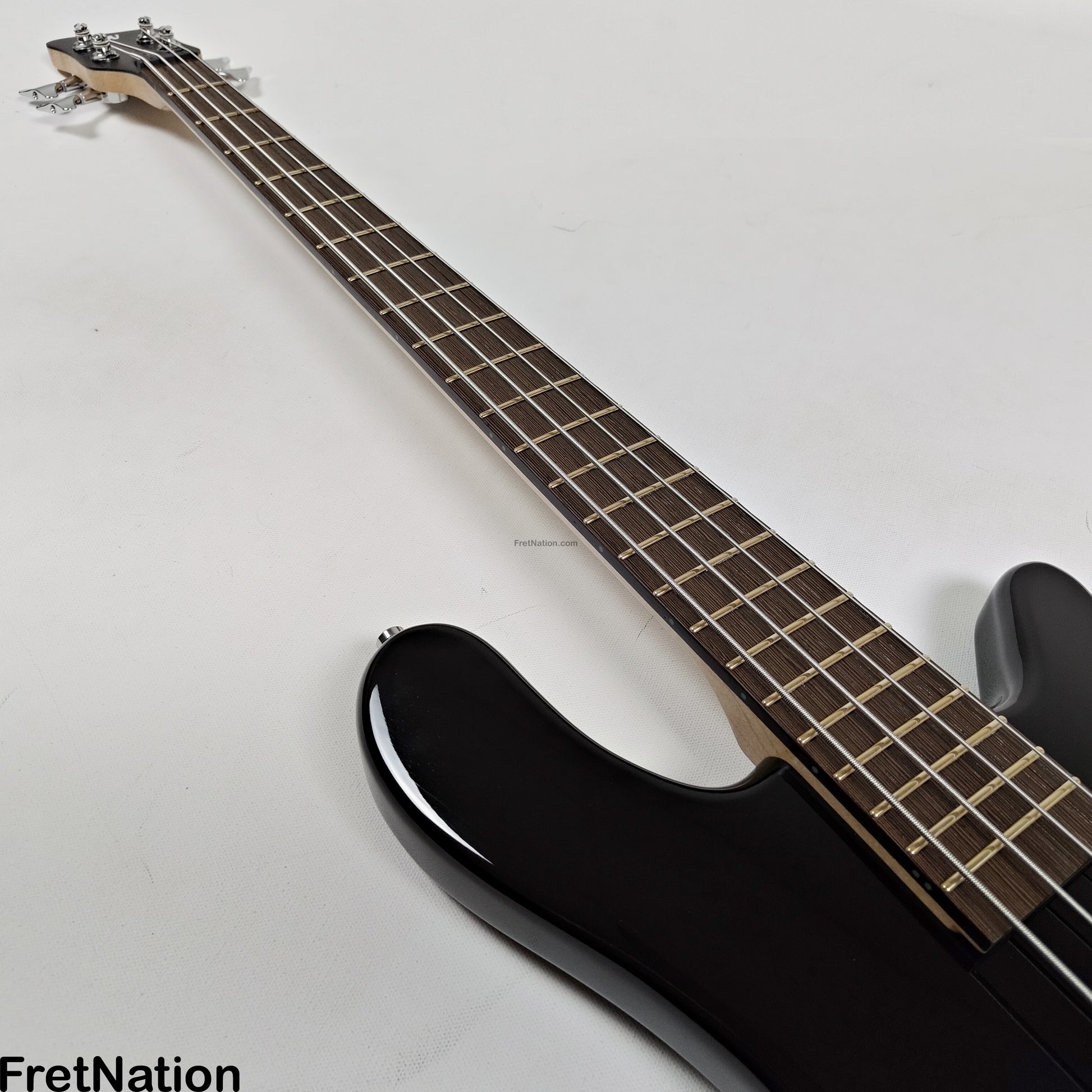 Warwick Warwick RockBass Streamer LX 4-String Bass Solid Black 8.26lbs #568049-25 NAMM Display