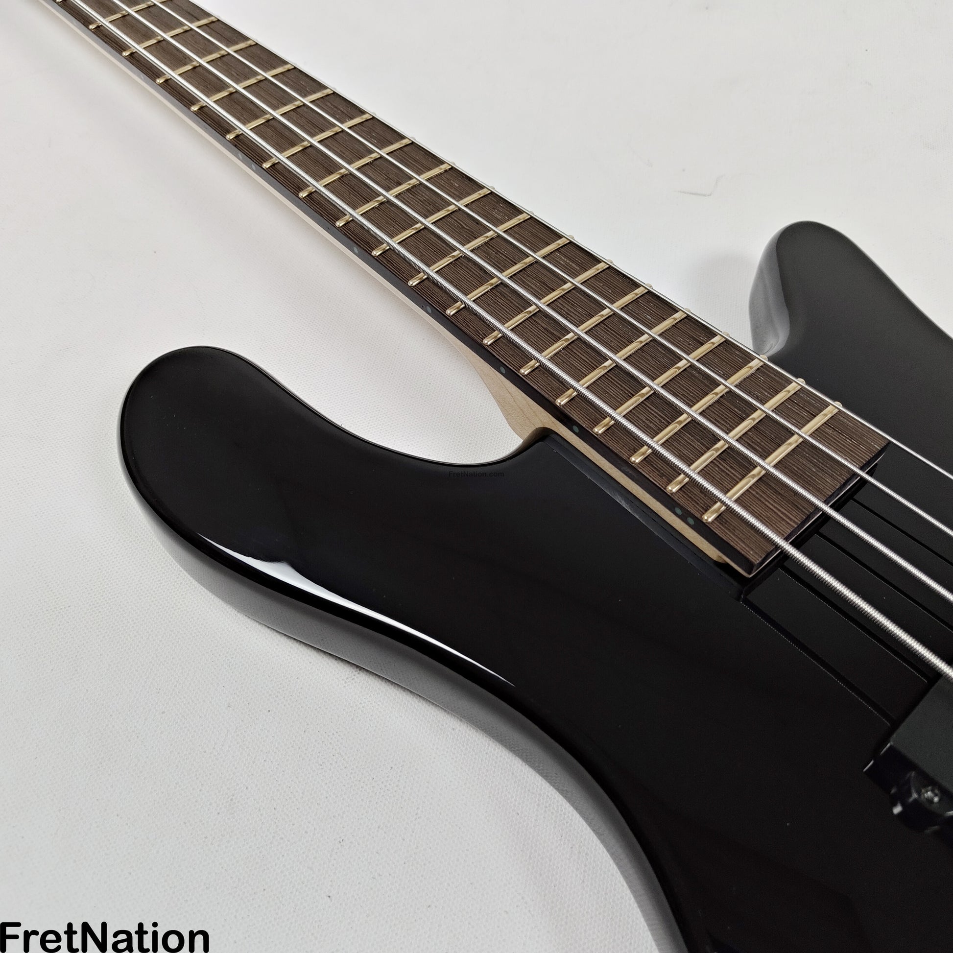 Warwick Warwick RockBass Streamer LX 4-String Bass Solid Black 8.26lbs #568049-25 NAMM Display