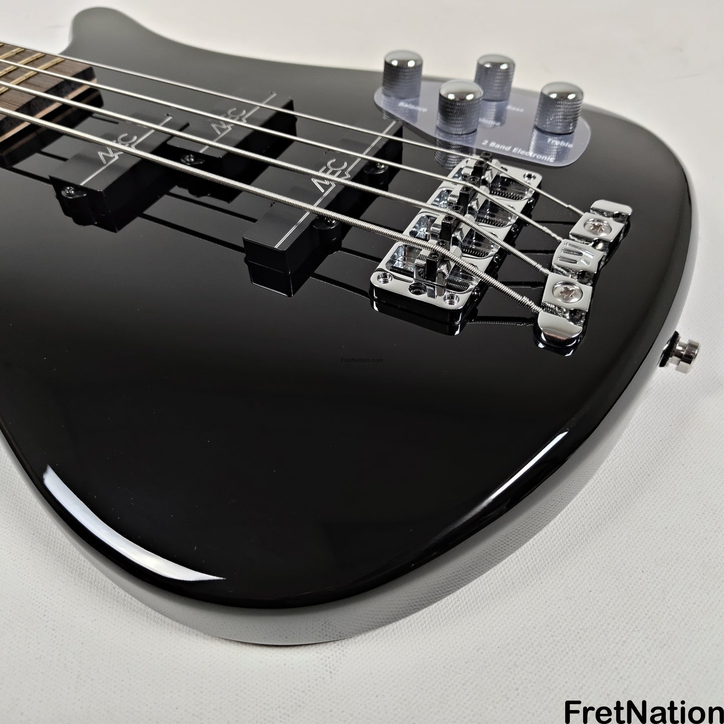 Warwick Warwick RockBass Streamer LX 4-String Bass Solid Black 8.26lbs #568049-25 NAMM Display
