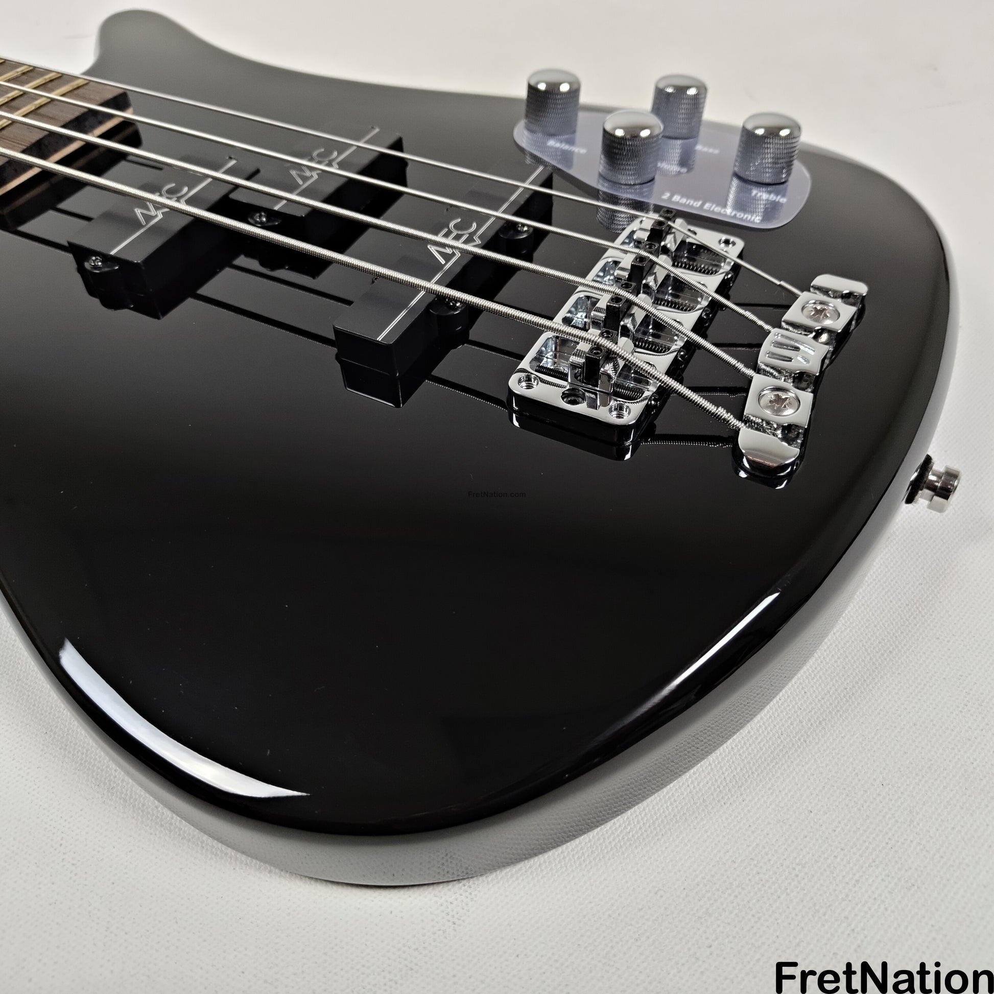 Warwick Warwick RockBass Streamer LX 4-String Bass Solid Black 8.26lbs #568049-25 NAMM Display