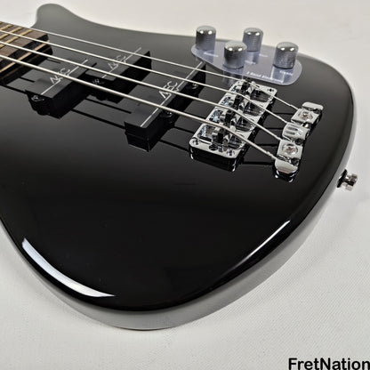 Warwick Warwick RockBass Streamer LX 4-String Bass Solid Black 8.26lbs #568049-25 NAMM Display