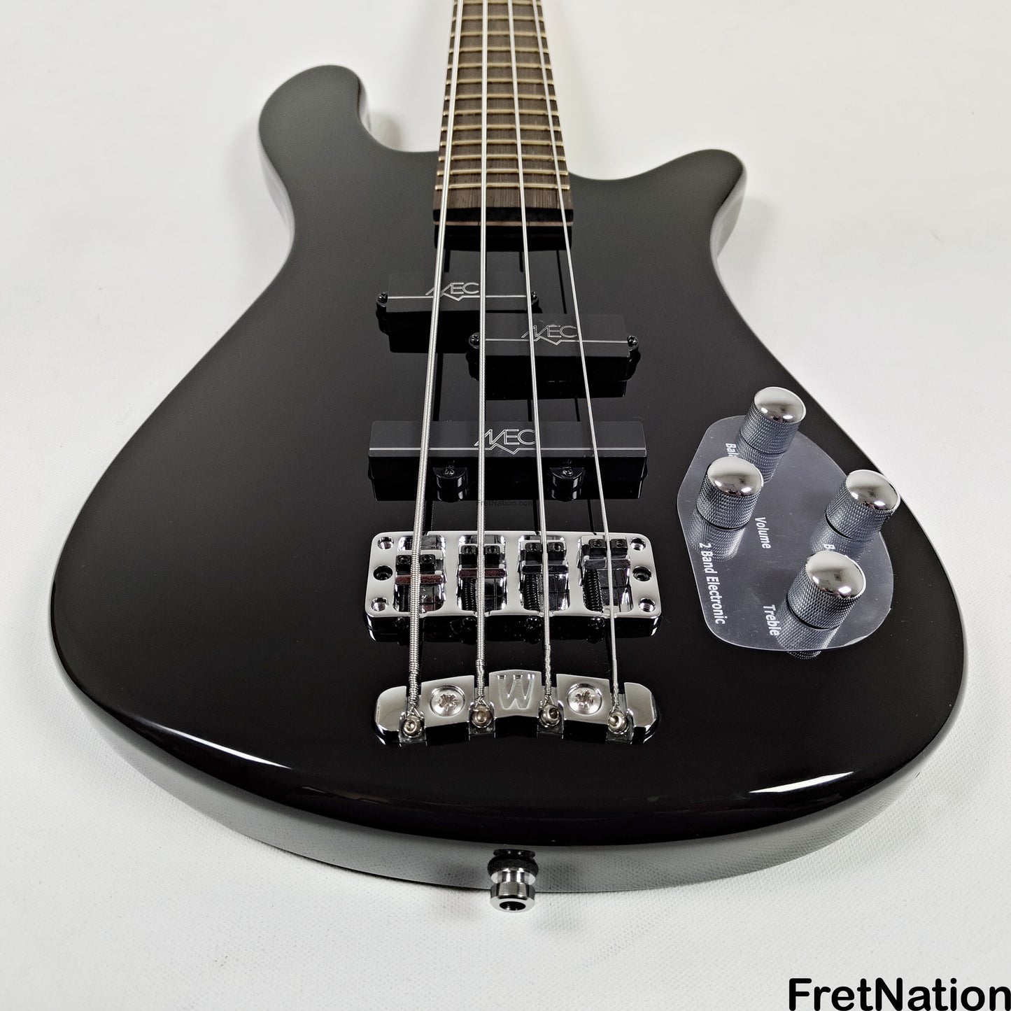 Warwick Warwick RockBass Streamer LX 4-String Bass Solid Black 8.26lbs #568049-25 NAMM Display