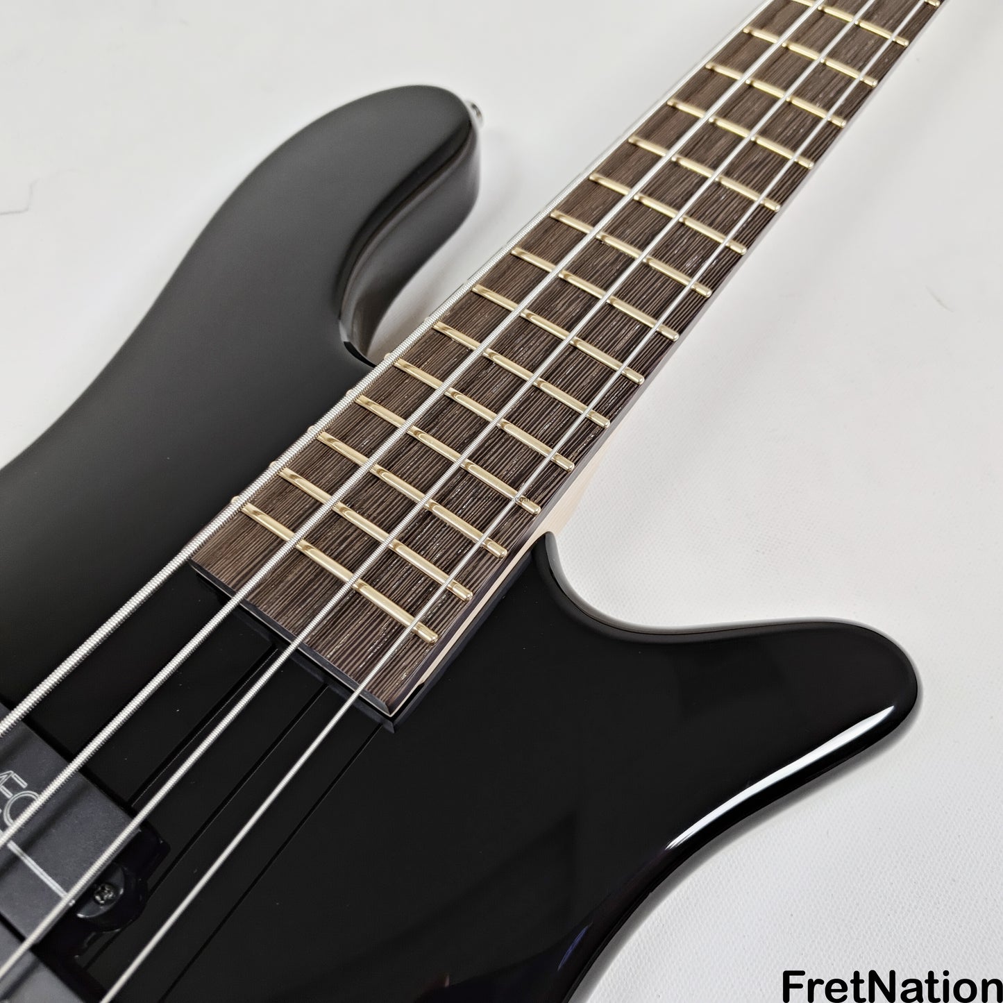 Warwick Warwick RockBass Streamer LX 4-String Bass Solid Black 8.26lbs #568049-25 NAMM Display