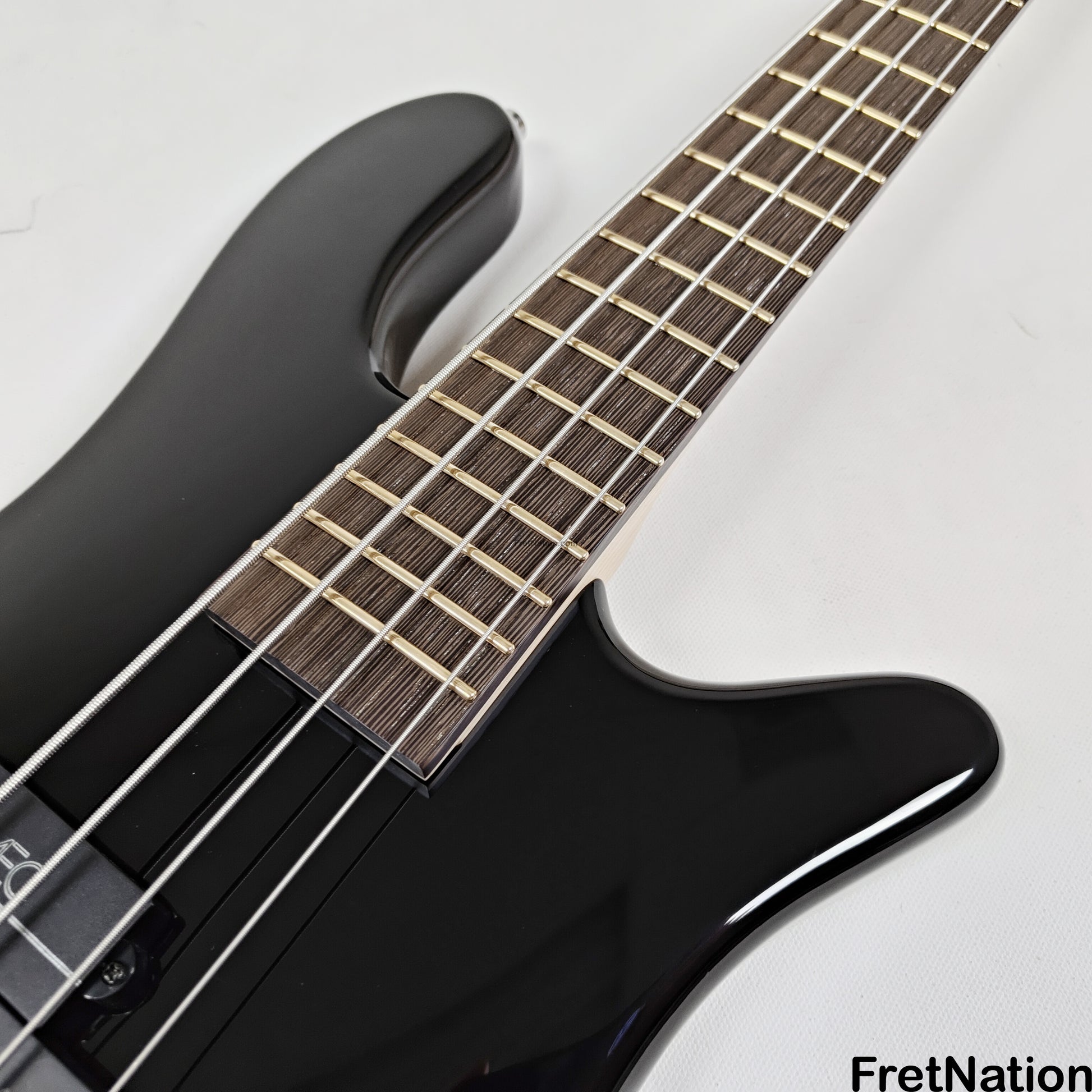 Warwick Warwick RockBass Streamer LX 4-String Bass Solid Black 8.26lbs #568049-25 NAMM Display