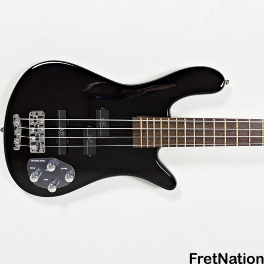 Warwick Warwick RockBass Streamer LX 4-String Bass Solid Black 8.26lbs #568049-25 NAMM Display