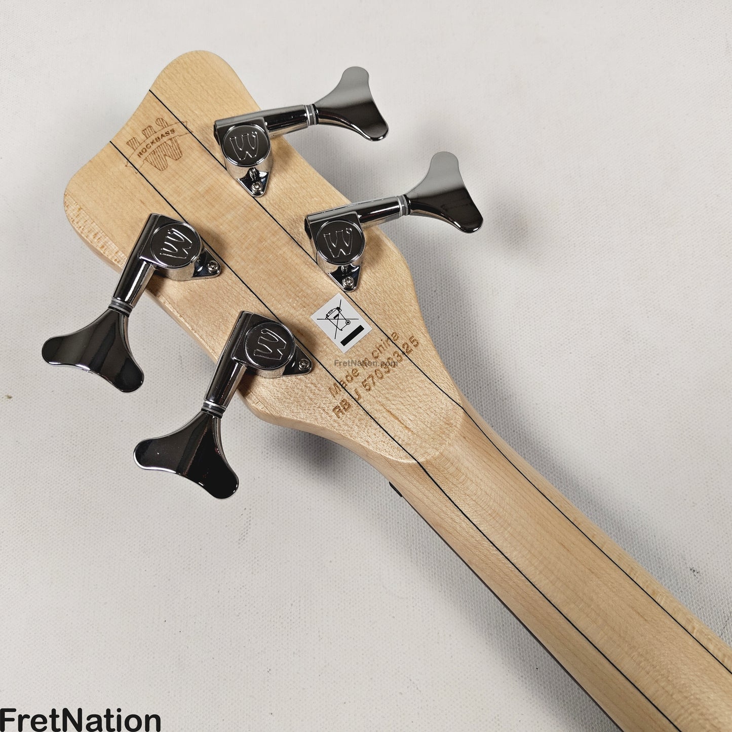 Warwick Warwick RockBass Corvette Taranis 4-String BEAD Bass Nirvana Black 10.04lbs #570303-25