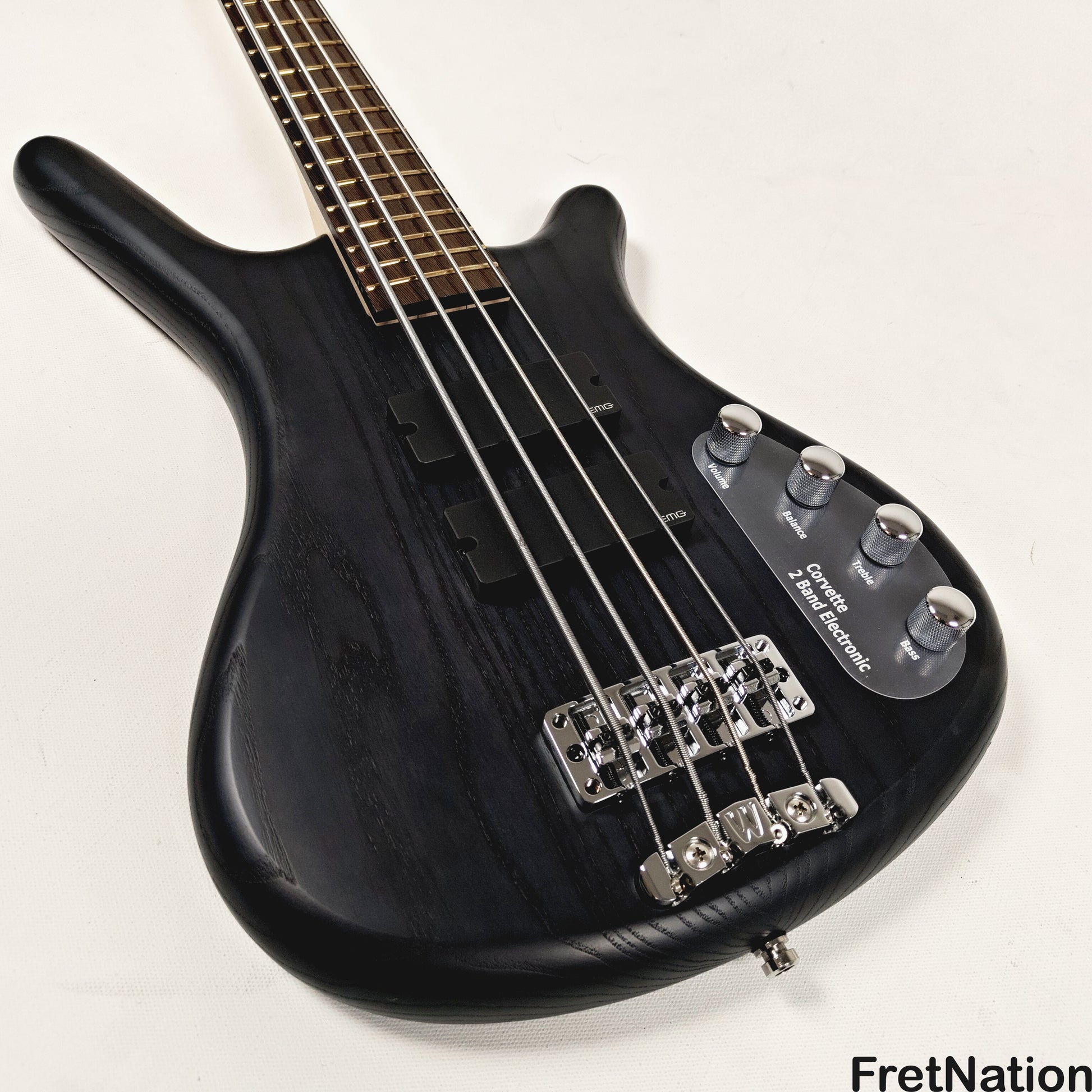 Warwick Warwick RockBass Corvette Taranis 4-String BEAD Bass Nirvana Black 10.04lbs #570303-25