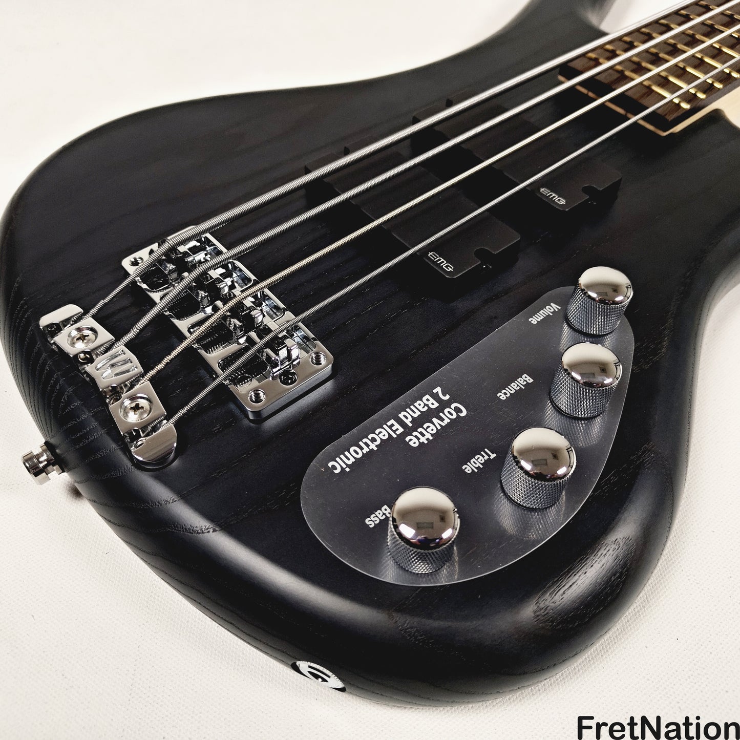 Warwick Warwick RockBass Corvette Taranis 4-String BEAD Bass Nirvana Black 10.04lbs #570303-25