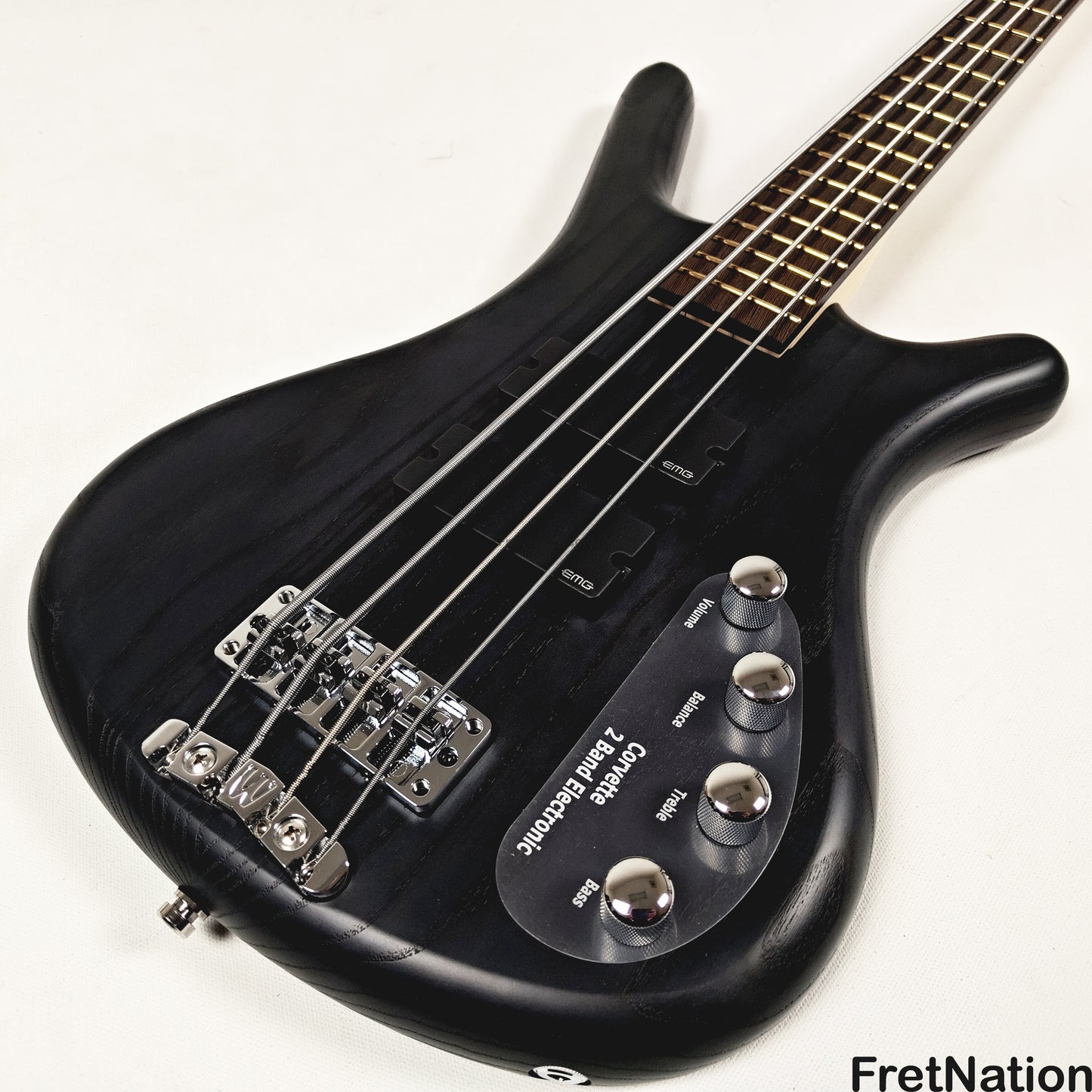 Warwick Warwick RockBass Corvette Taranis 4-String BEAD Bass Nirvana Black 10.04lbs #570303-25