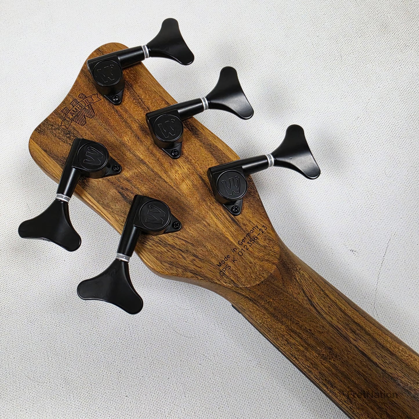 Warwick Teambuilt GPS Thumb Bolt-On 5-String Natural Black Hardware 9.38lbs - 012356-23