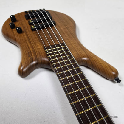 Warwick Teambuilt GPS Thumb Bolt-On 5-String Natural Black Hardware 9.38lbs - 012356-23
