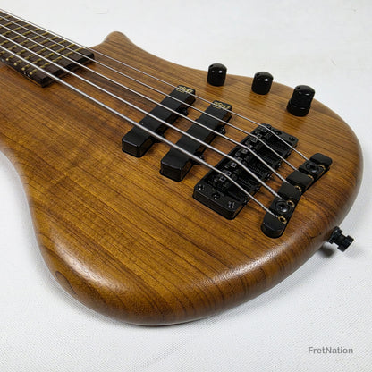 Warwick Teambuilt GPS Thumb Bolt-On 5-String Natural Black Hardware 9.38lbs - 012356-23