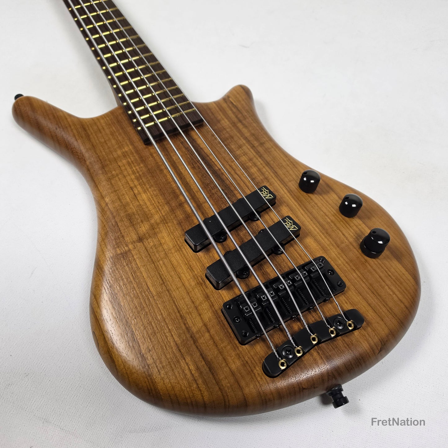 Warwick Teambuilt GPS Thumb Bolt-On 5-String Natural Black Hardware 9.38lbs - 012356-23