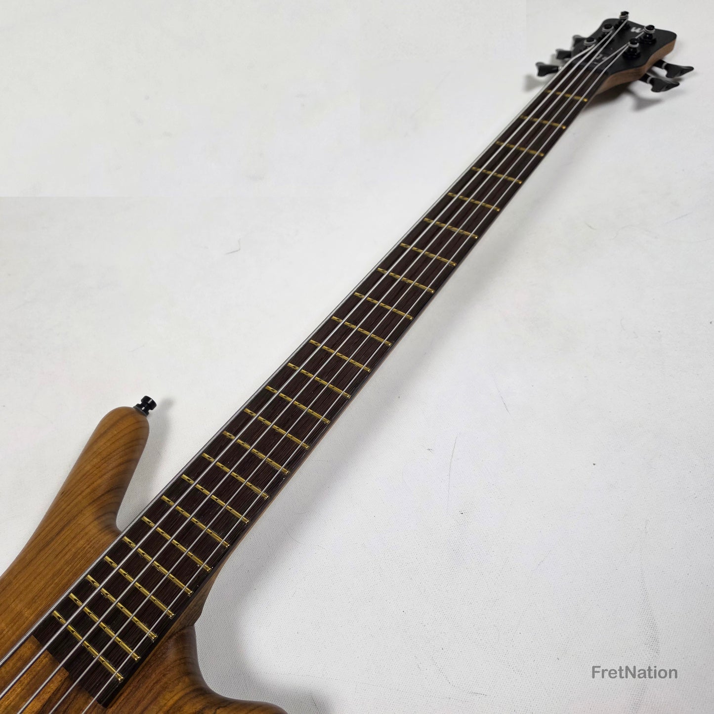 Warwick Teambuilt GPS Thumb Bolt-On 5-String Natural Black Hardware 9.38lbs - 012356-23