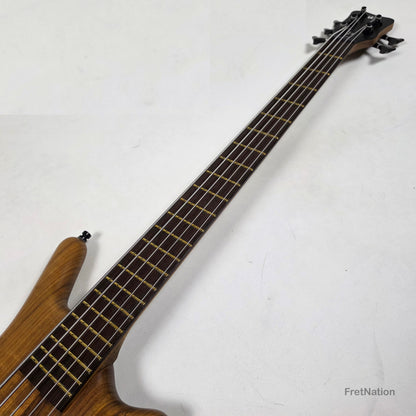 Warwick Teambuilt GPS Thumb Bolt-On 5-String Natural Black Hardware 9.38lbs - 012356-23