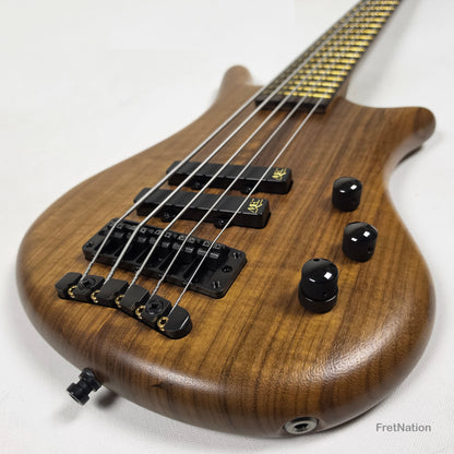 Warwick Teambuilt GPS Thumb Bolt-On 5-String Natural Black Hardware 9.38lbs - 012356-23