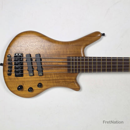 Warwick Teambuilt GPS Thumb Bolt-On 5-String Natural Black Hardware 9.38lbs - 012356-23