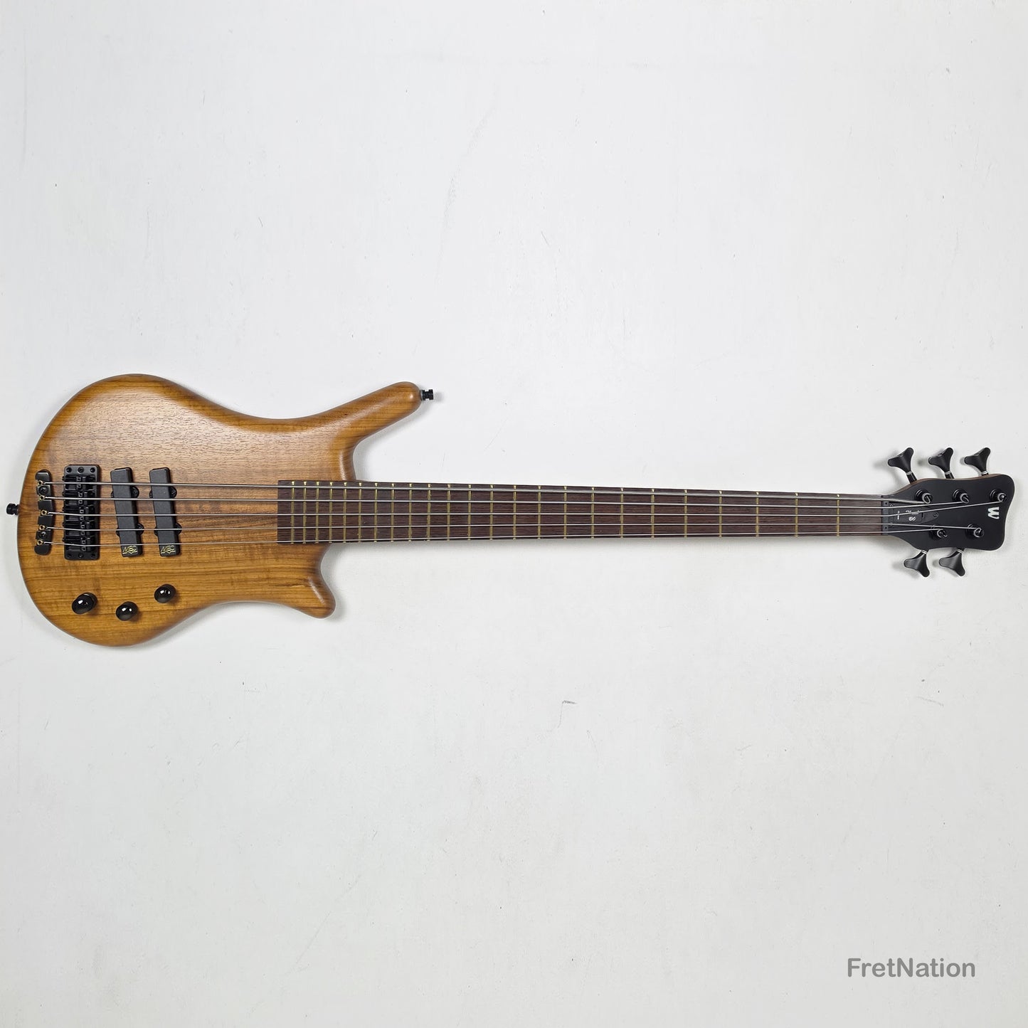 Warwick Teambuilt GPS Thumb Bolt-On 5-String Natural Black Hardware 9.38lbs - 012356-23