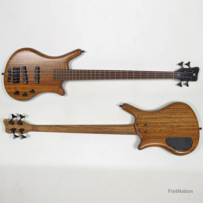 Warwick Teambuilt GPS Thumb BO 4-String Natural w/ Upgraded Hardware - 9.30lbs #011812-23 "OPEN BOX"