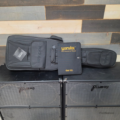 Warwick Teambuilt GPS Thumb Bolt-On 5-String Natural Black Hardware 9.38lbs - 012356-23