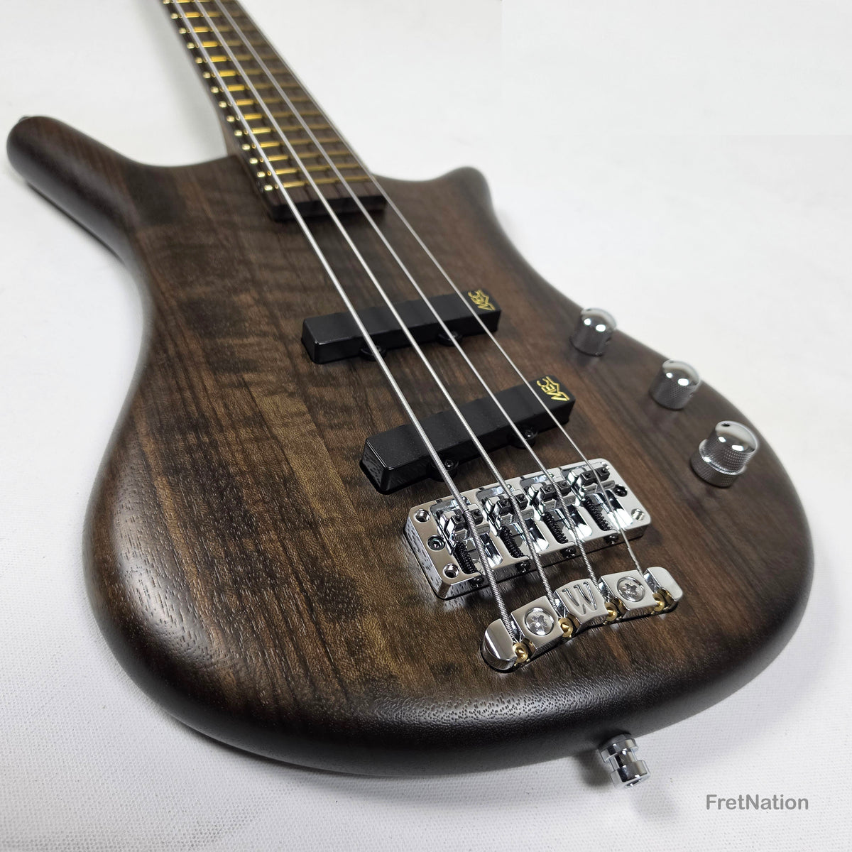 Warwick Warwick Teambuilt GPS Thumb BO 4-String Nirvana Black - 8.66lbs #011079-23 - GPS1224 03AA OVA FR